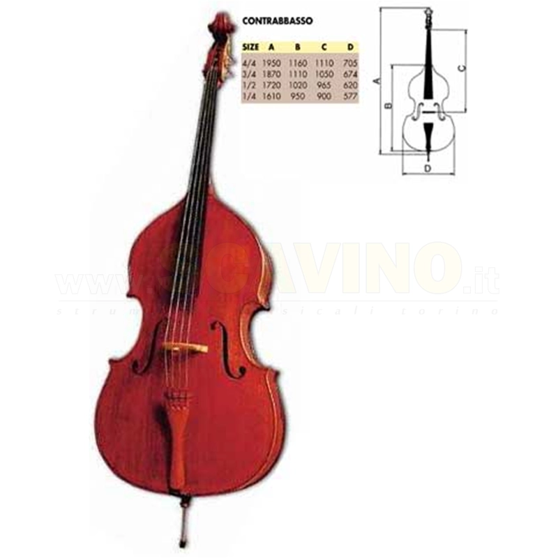 Bruck Contrabbasso 1/2 HDB-01 Laminato