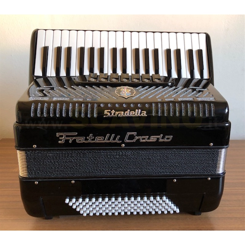 Fratelli Crosio Fisarmonica 96 Bassi 37 tasti 7+2 Nera