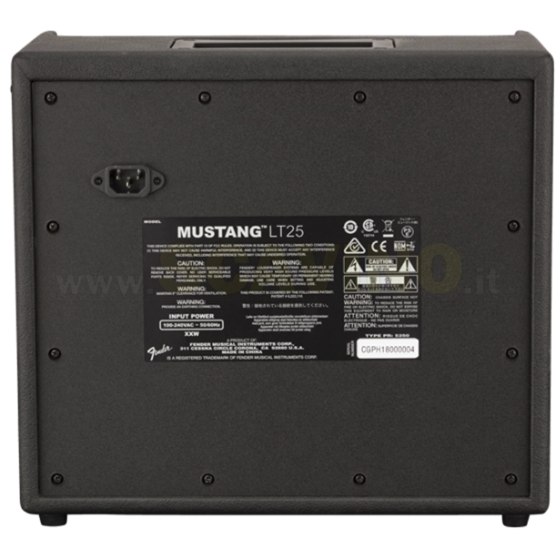 Fender Mustang LT25 Amplificatore per Chitarra Elettrica