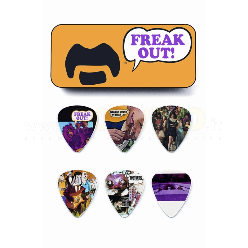 DUNLOP ZAPPT01M ZAPPA YEL MEDIUM PK TIN