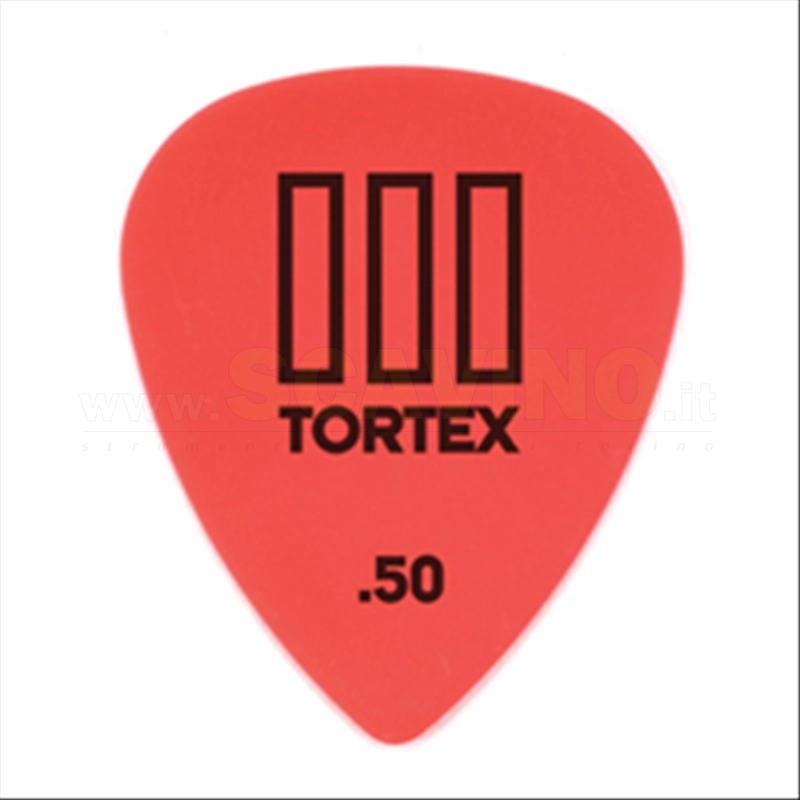 Dunlop 462P Tortex III Red .50 conf. da 6 plettri