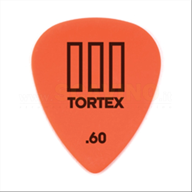 Dunlop 462P Tortex III Orange .60 conf. da 6 plettri