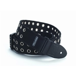 Dunlop D38-19BK Black Grommet Tracolla Chitarra