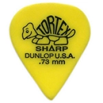 Dunlop 412P Tortex Sharp Yellow .73 conf. da 6 plettri