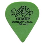 Dunlop 412P Tortex Sharp Green .88 conf. da 6 plettri