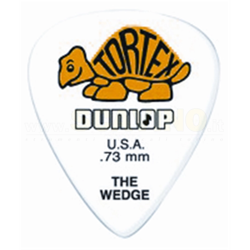 Dunlop 424P Tortex Wedge Orange .60 conf. da 6 plettri