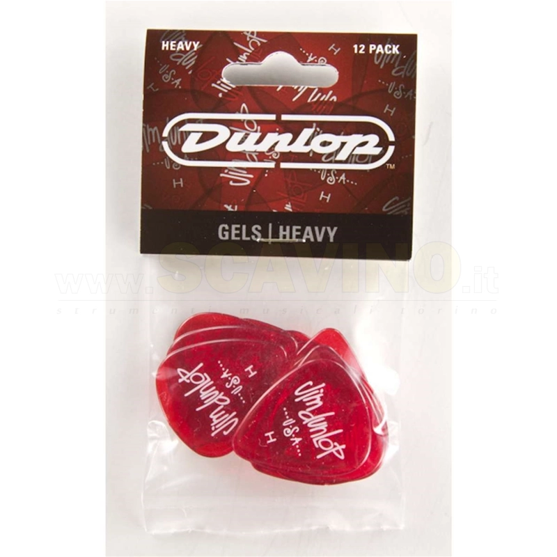 Dunlop 486PHV Gels Red Heavy