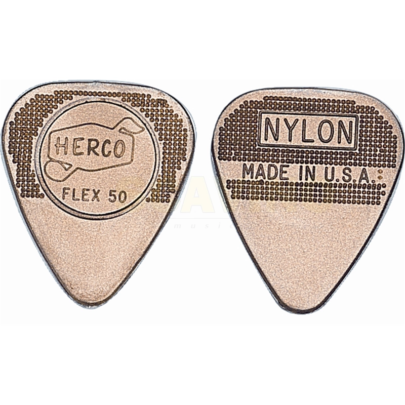 Dunlop HE210P Herco Flat Gold, Medium