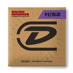 Dunlop DAB1152 Acoustic 80/20 Bronze, Medium Light Set/6
