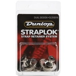 Dunlop SLS1031N Straplok Dual Design Strap Retainer System, Nickel