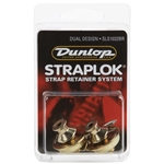 Dunlop SLS1032BR Straplok Dual Design Strap Retainer System, Brass