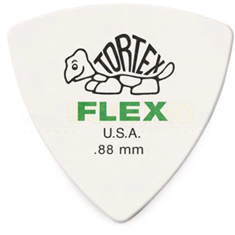 DUNLOP 456R.88 TORTEX FLEX RNDTRI NAT PK-72/BG