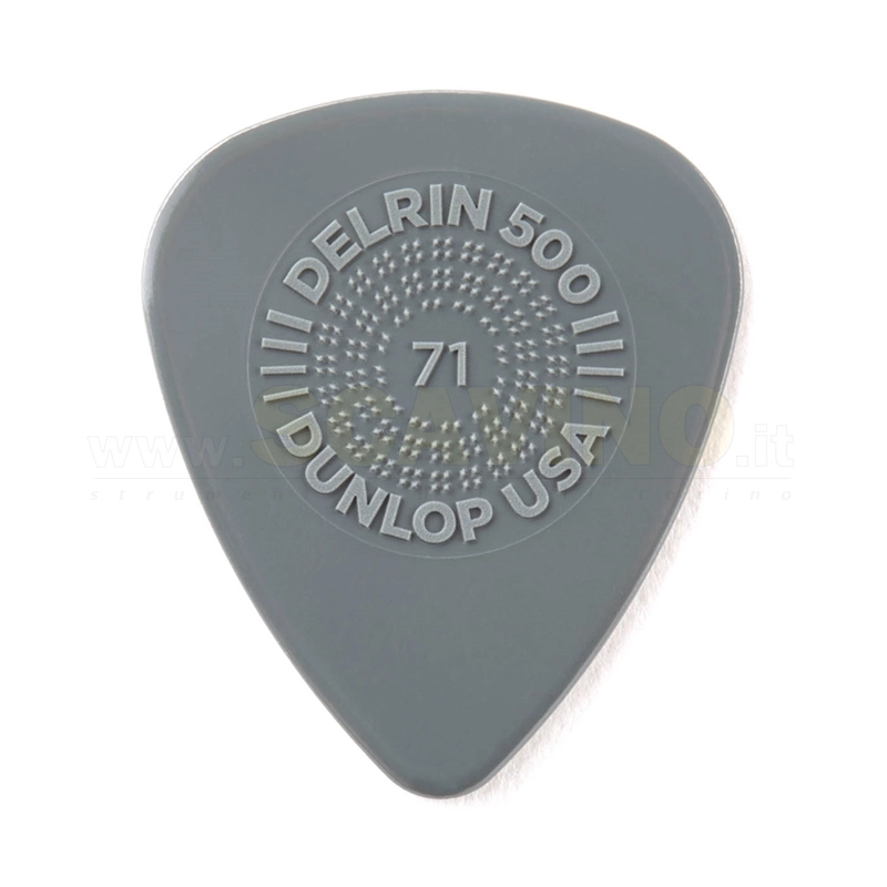 Dunlop 450P071 Prime Grip Delrin 500 .71 mm Player's Pack/12