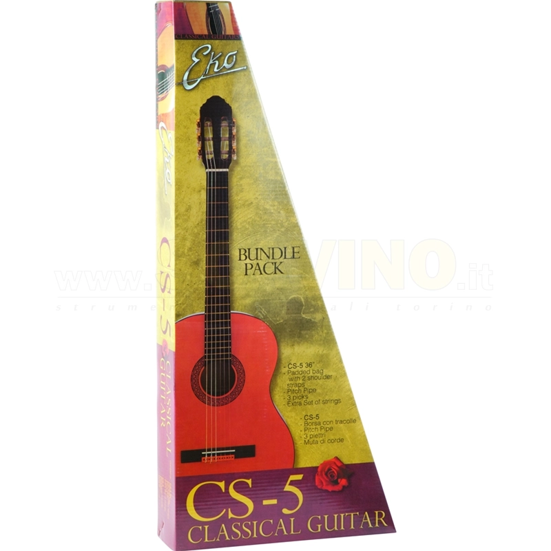 Eko CS-5 Pack Chitarra classica 3/4 studio