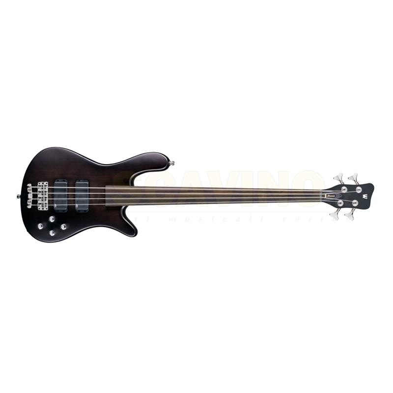Warwick RB Streamer Standard 4 Fretless Nirvana Black Transparent