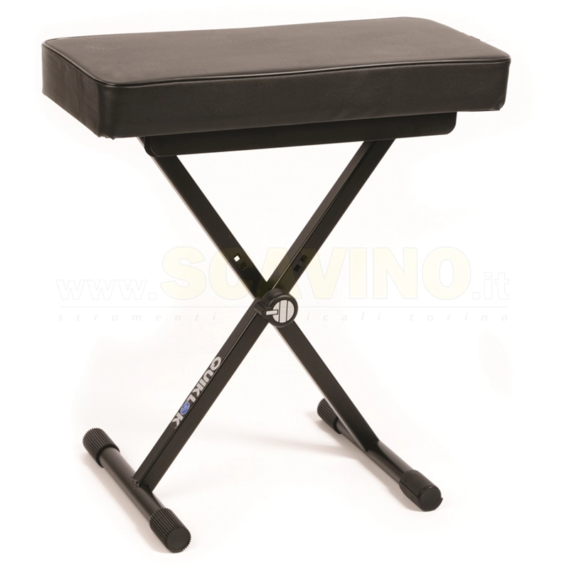QuikLok BX8 panca per piano con un comodo cuscino, alto e imbottito