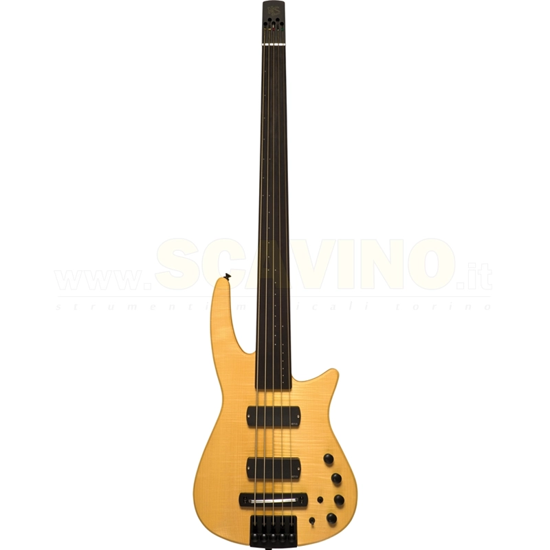 NS Design CR5 Radius Basso 5 corde Fretless, Natural Satin
