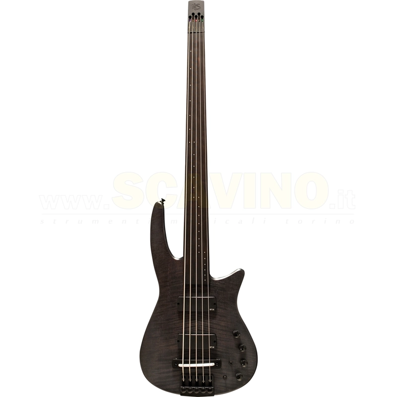 NS Design CR5 Radius Basso 5 corde Fretless, Charcoal Satin