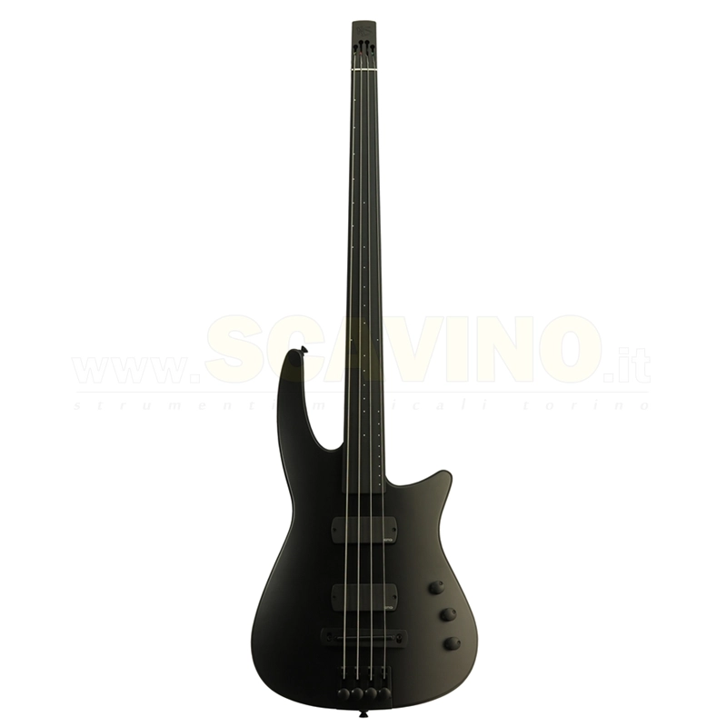 NS Design NXTa Basso Radius 4 Corde, Fretless, Black