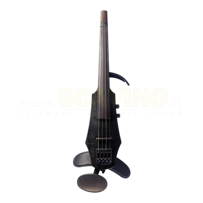 NS Design WAV4 Violino 4 corde nero satinato elettrificato Silent