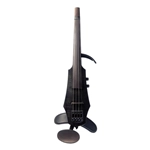NS Design WAV4 Violino 4 corde nero satinato elettrificato Silent