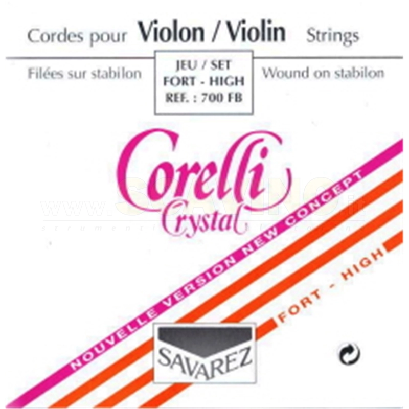 Savarez 700FB Set Violino Tensione Forte - Mi con pallino