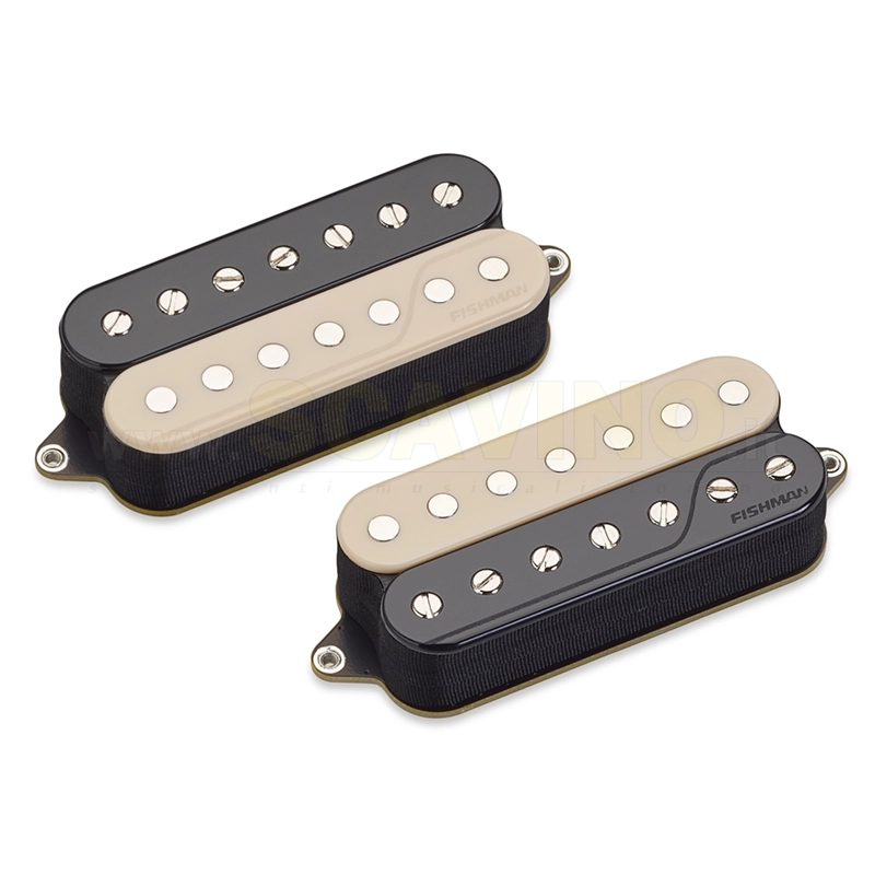 Fishman Fluence Open Core Classic Humbucker Set/2 7 Corde Reverse Zebra