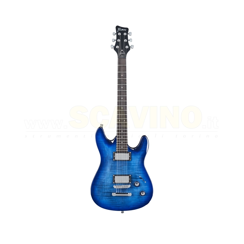 Framus Diablo Supreme Bleached Ocean Blue Burt High Polish
