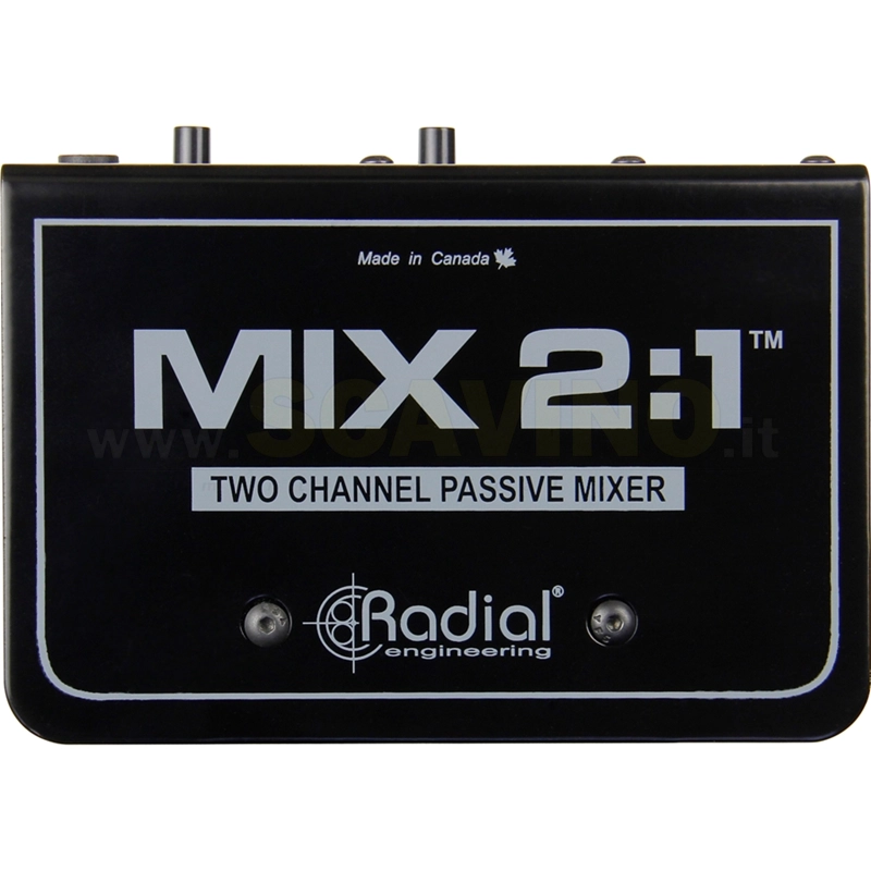 RADIAL MIX 2:1 mixer due canali