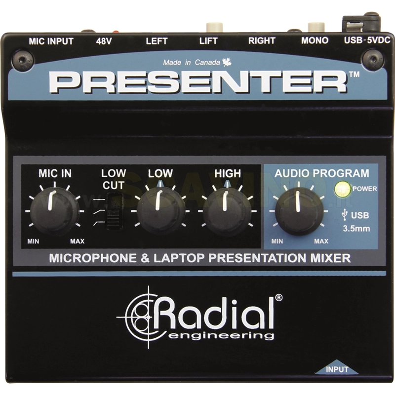 Radial Presenter mixer