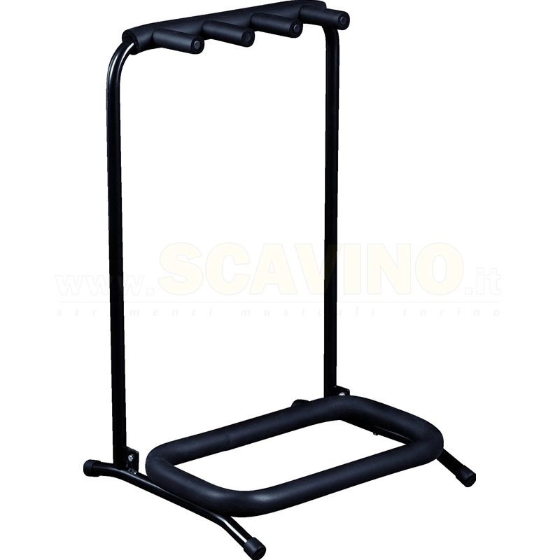 RockStand RS20860 B/1 Stand Multiplo per chitarra/basso elettrico, 3 strumenti