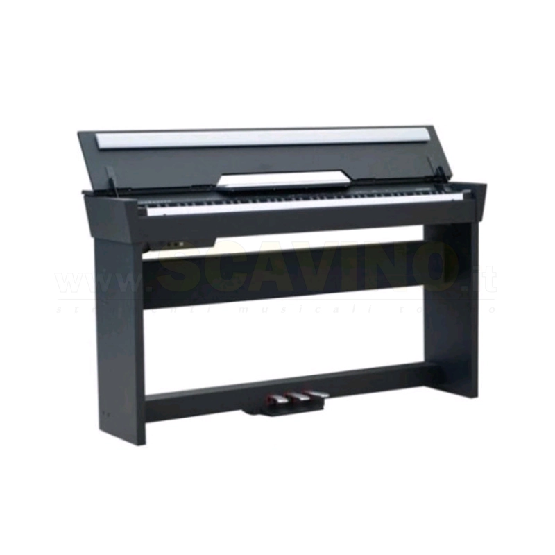 MEDELI CDP5000B Pianoforte Digitale 88 Tasti con Mobile Nero