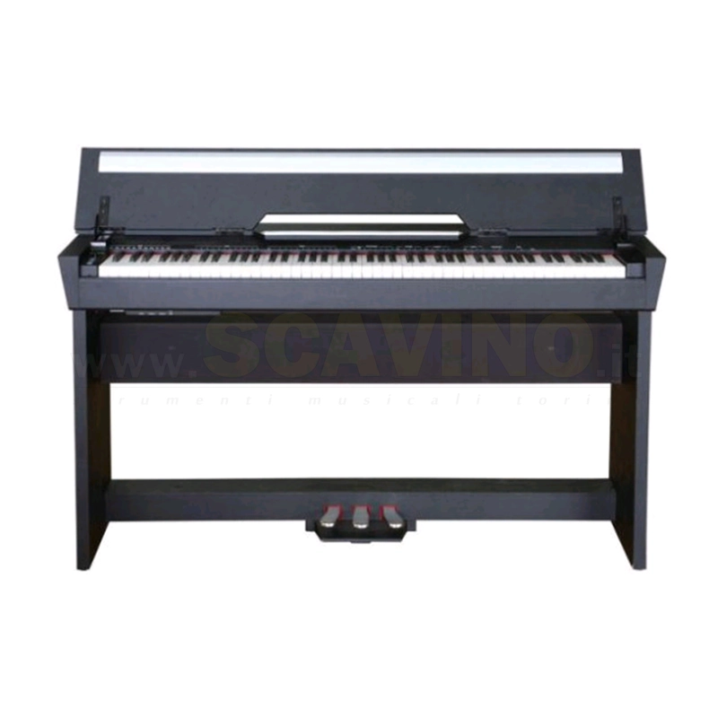 MEDELI CDP5000B Pianoforte Digitale 88 Tasti con Mobile Nero