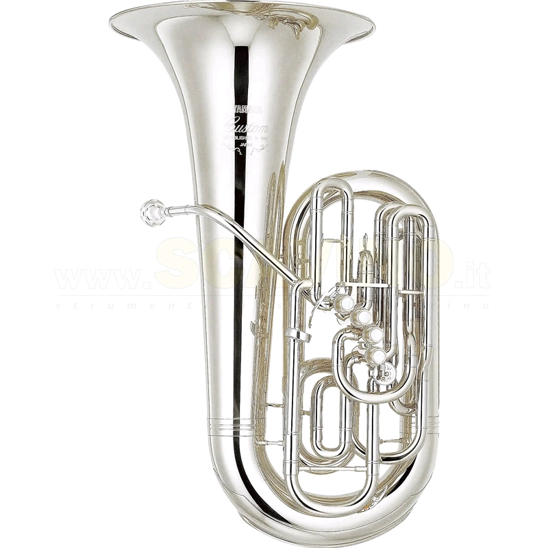 Yamaha YFB822S Tuba in Fa Argentata