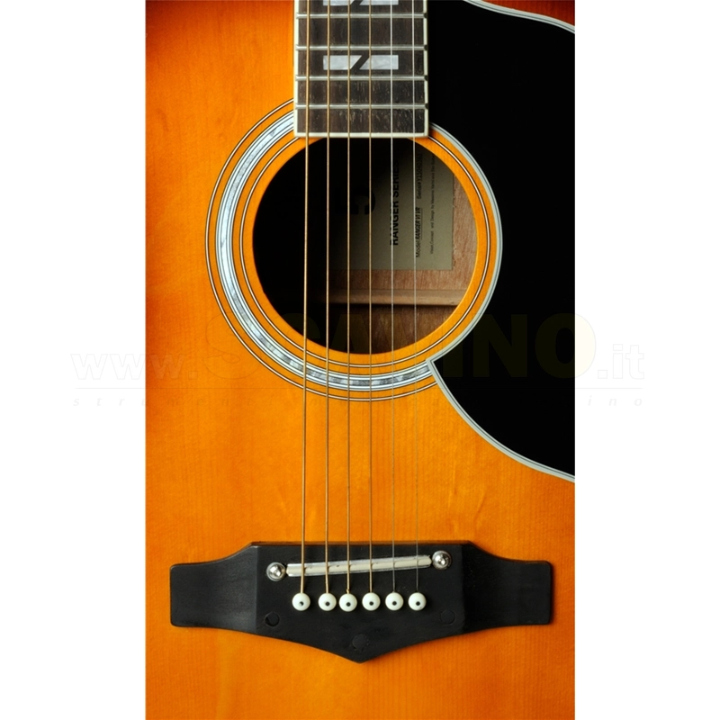 Eko Ranger VI VR Eq Honey burst - Chitarra acustica elettrificata colore Miele sfumato
