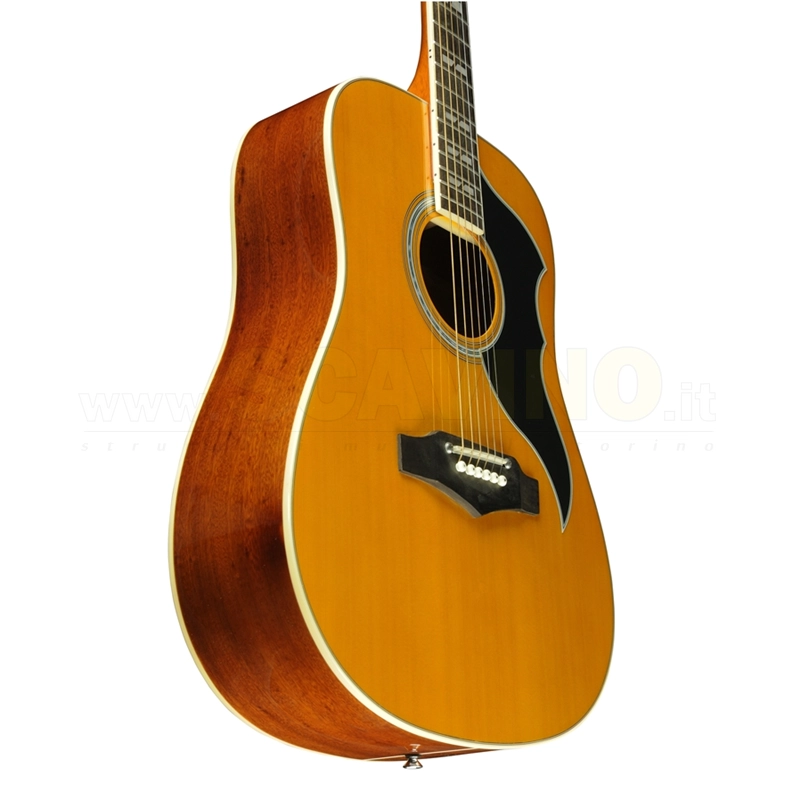 Eko Ranger VI VR Eq Natural Top Stained - Chitarra acustica elettrificata colore Naturale tavola satinata