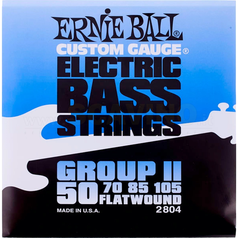 Ernie Ball 2804 Corde Basso Group III Flatwound 50-105