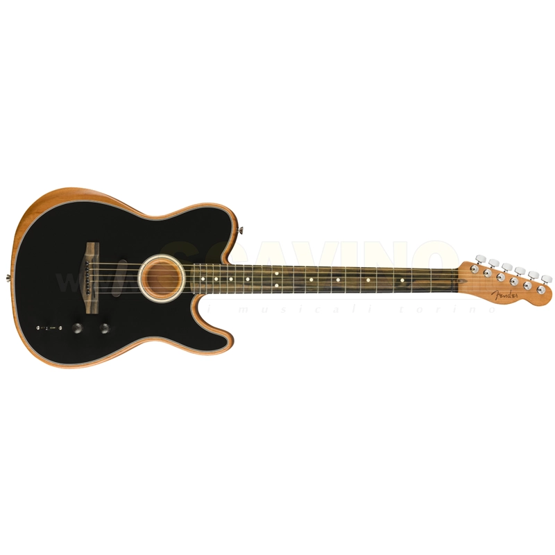 Fender American Acoustasonic™ Telecaster® Black 0972013206