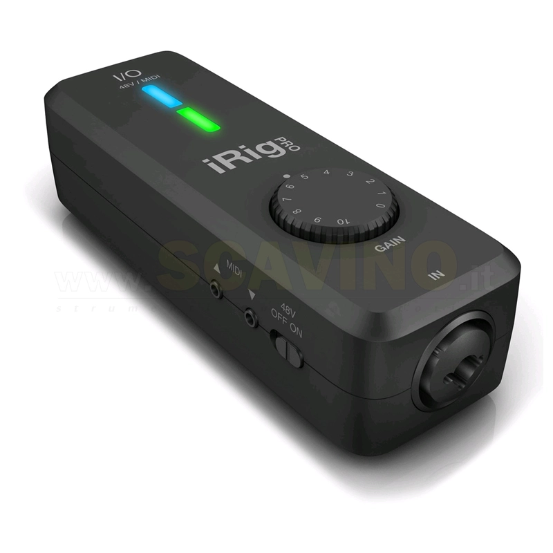 IK Multimedia iRig Pro I/O - interfaccia audio/midi per iOS, Android, MAC e PC