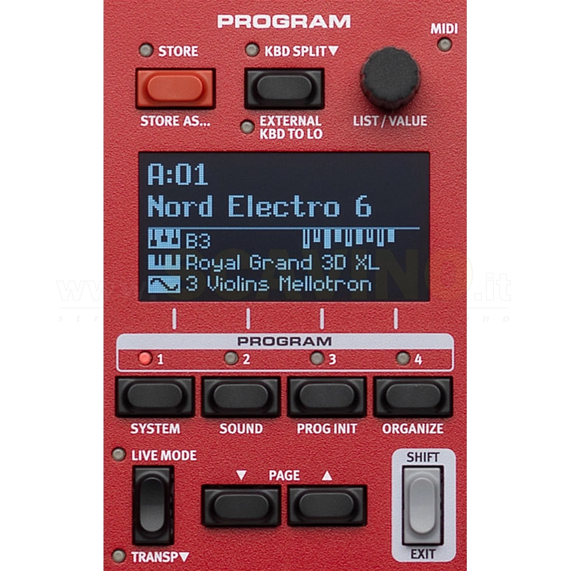 Nord Electro 6D 73 Synth 73 tasti semipesati Clavia