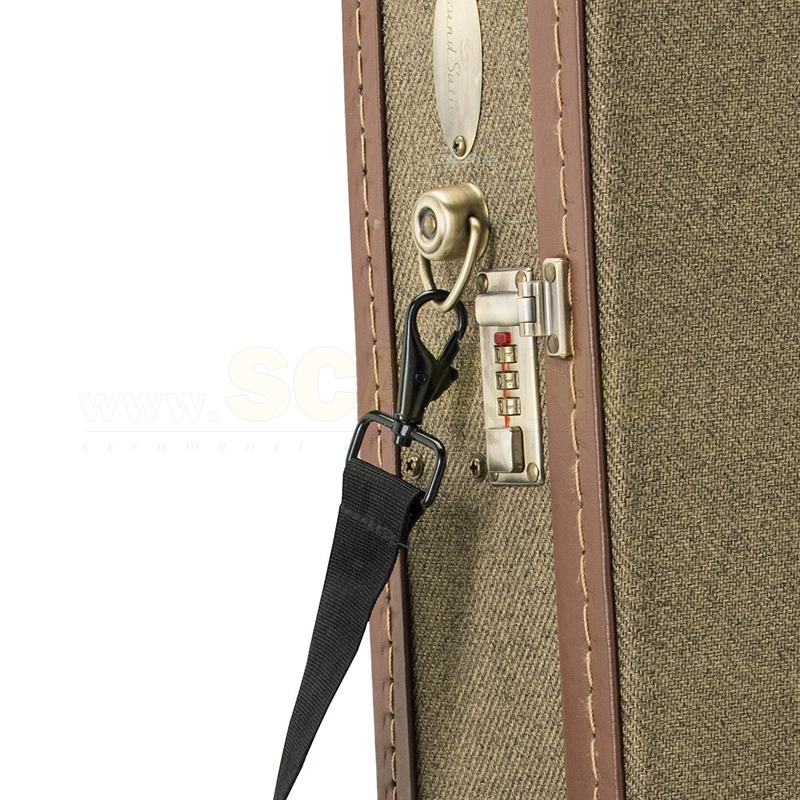 SM PRO SD200-A Astuccio Rigido Archtop per Chitarra Acustica serratura con combinazione