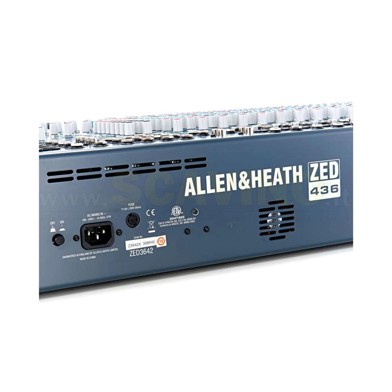 Allen & Heath ZED436 mixer 32 canali