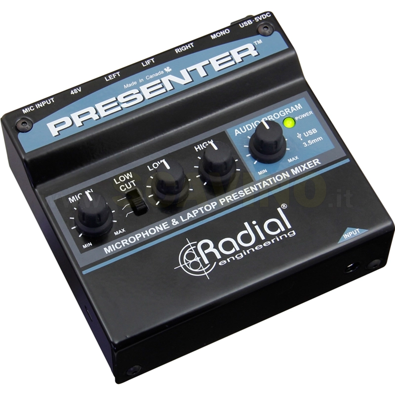 Radial Presenter mixer