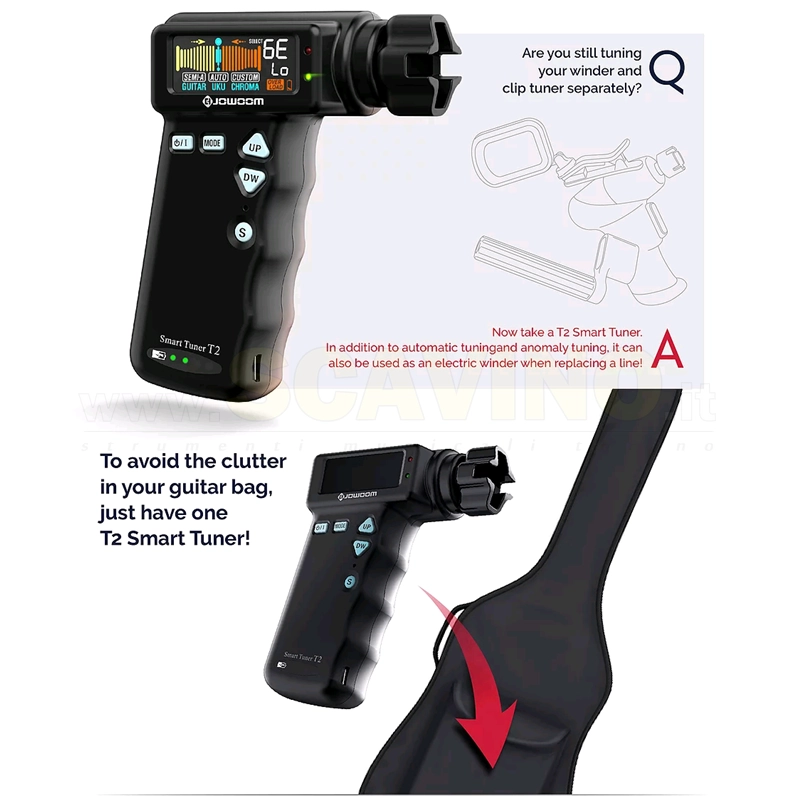 JOWOOM T2 Avvolgicorde con accordatore incorporato
