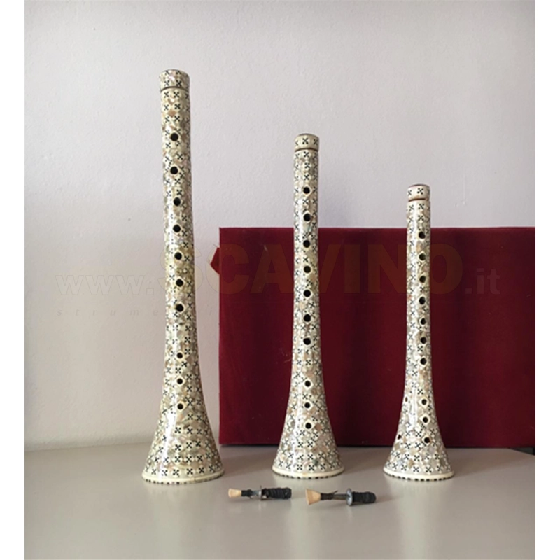 FLAUTO MUZMAR MZ033 SET 3PZ