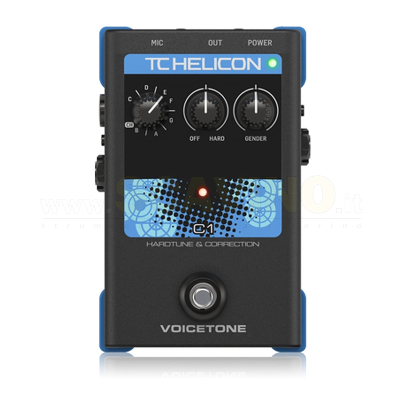 TC Helicon VoiceTone C1 Effetto per Voce Corregge l'intonazione