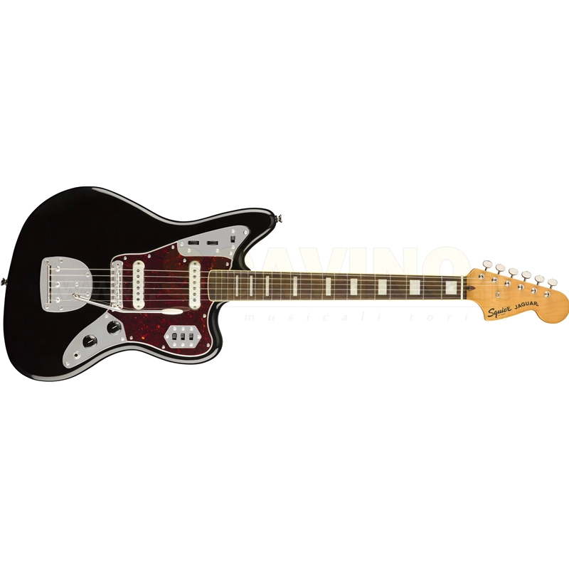 Fender Squier Classic Vibe '70s Jaguar®, Laurel Fingerboard, Black 0374090506