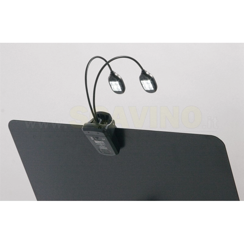 K&M 12270-55 LAMPADA LEGGIO DOPPIA 8 LED Konig & Meyer