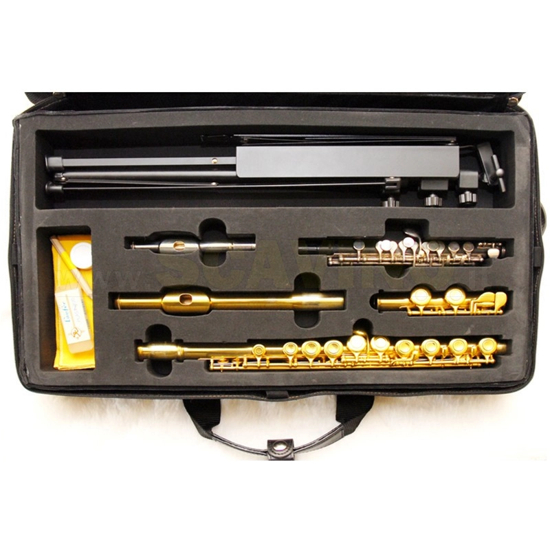 MyFluteBags Custodia per Flauto, Ottavino, Leggio e Spartiti