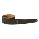 Taylor Strap,Embroidered Suede,Black,2.5"